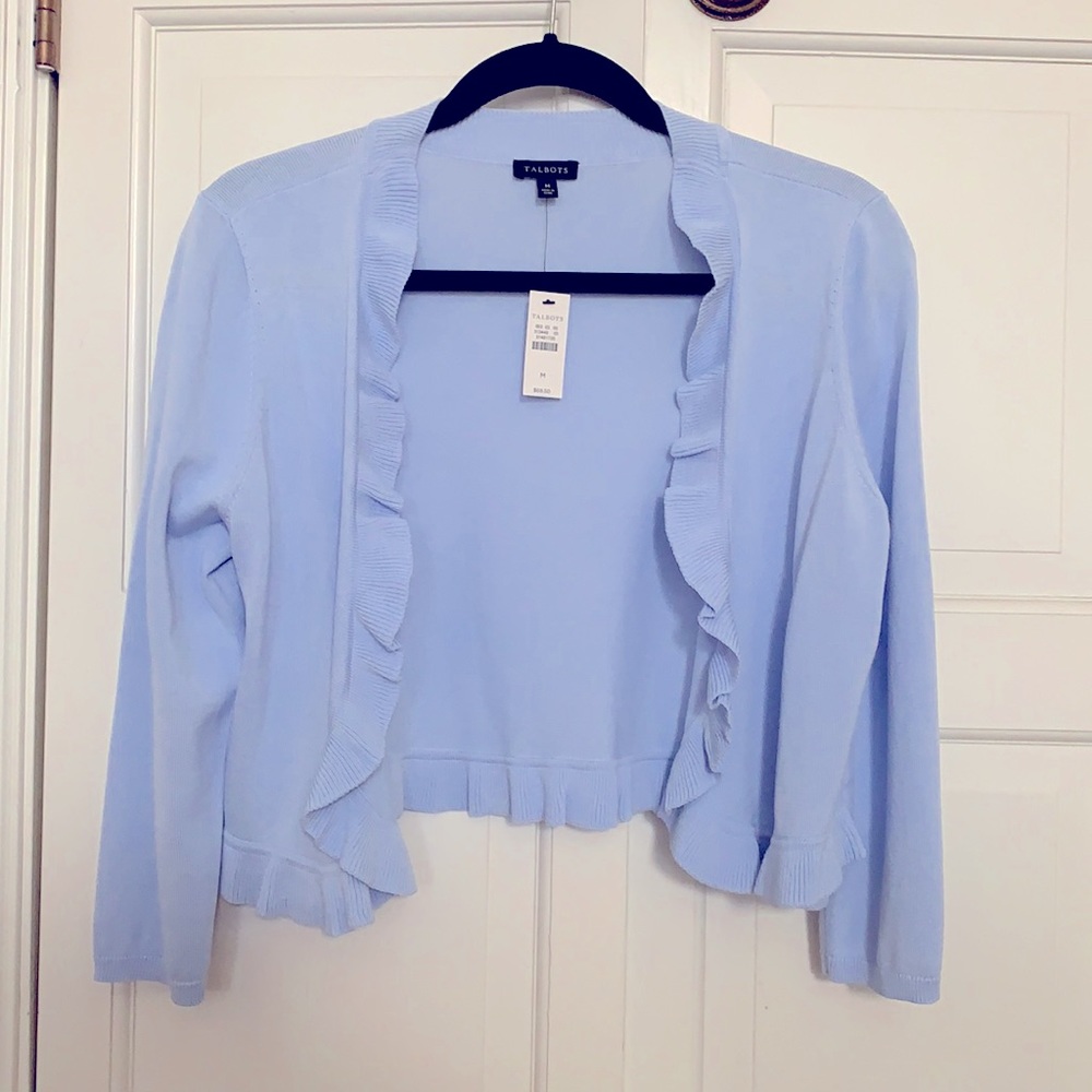 Talbots “ edge to edge” cardigan.